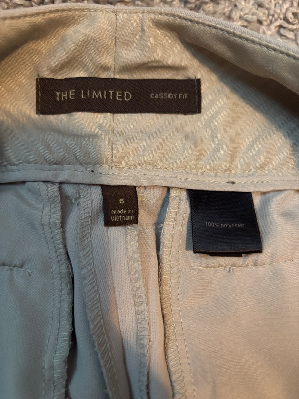 The Limited Wide-Leg Dress Pants in Light Beige - Picture 2 of 4